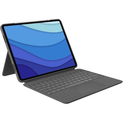 Logitech Combo Touch pro iPad Pro 12,9 (5. gen), šedá - CZ