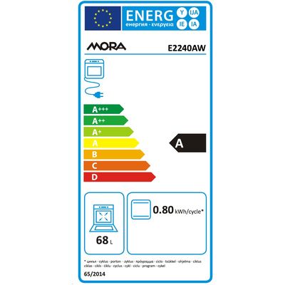 Mora E 2240 AW Elektrický volně stojicí sporák 50cm