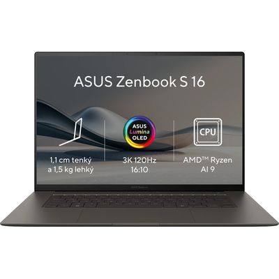 ASUS Zenbook S 16 OLED UM5606WA-OLED221X Zumaia Gray celokovový