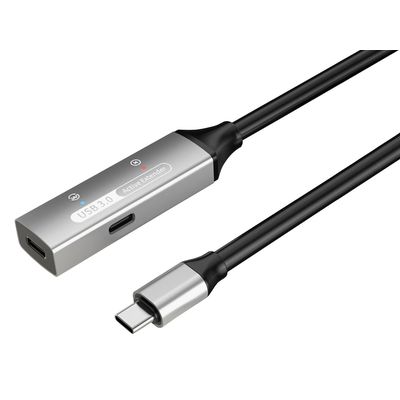 PremiumCord USB-C repeater a prodlužovací kabel Male-Female, 5Gbps Aluminium 5m - rozbalené / použité