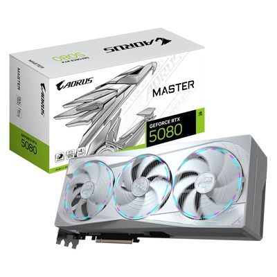 GIGABYTE AORUS GeForce RTX 5080 MASTER ICE 16G - rozbalené / použité