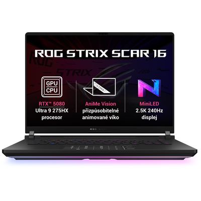 ASUS ROG Strix SCAR 16 G635LW-NEBULA025X Off Black