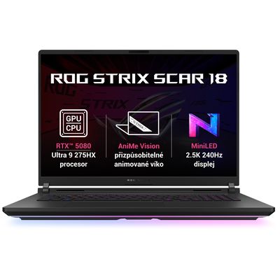 ASUS ROG Strix SCAR 18 G835LW-NEBULA034X Off Black