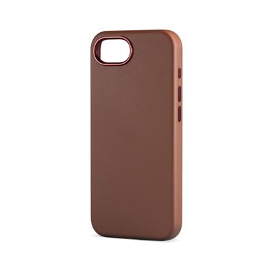 Epico Mag+ Leather Case iPhone 16e - hnědá