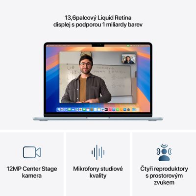 Apple MacBook Air 13,M4 chip 10-core CPU/8-core GPU,16GB,256GB SSD - Sky Blue