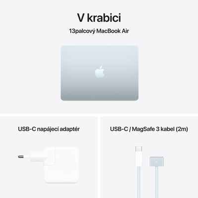 Apple MacBook Air 13,M4 chip 10-core CPU/8-core GPU,16GB,256GB SSD - Sky Blue