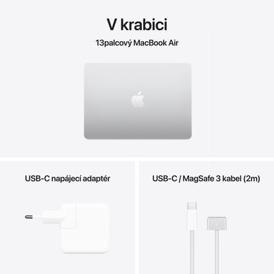Apple MacBook Air 13,M4 chip 10-core CPU/10-core GPU,24GB,512GB SSD - Silver