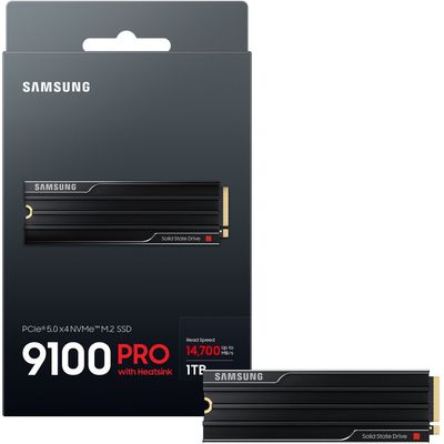 Samsung 9100 PRO 1TB NVMe PCIe 5.0 + Heatsink