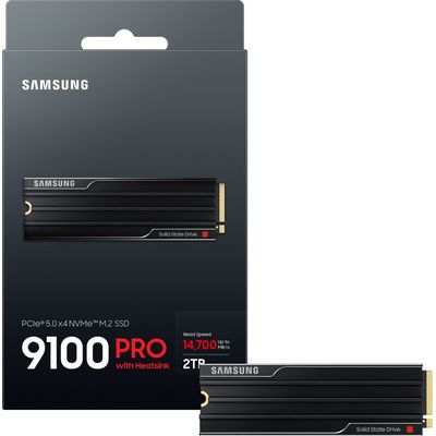 Samsung 9100 PRO 2TB NVMe PCIe 5.0 + Heatsink