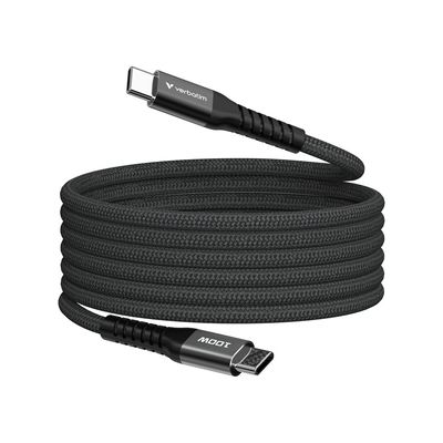 Verbatim USB-C->C magnetický kabel Sync & Charge 100W černý
