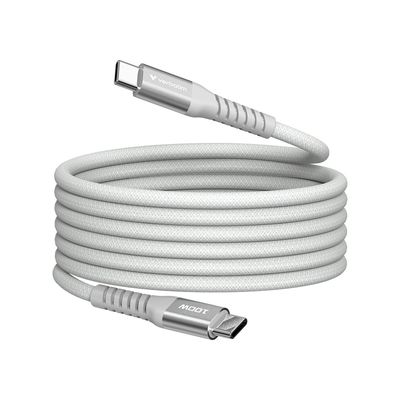 Verbatim USB-C->C magnetický kabel Sync & Charge 100W šedý