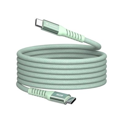 Verbatim USB-C->C magnetický kabel Sync & Charge 60W zelený