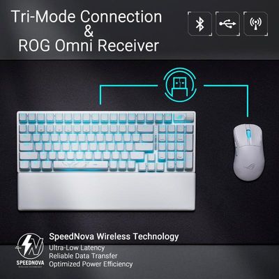 ASUS ROG Strix Scope II 96 Wireless White (ROG RX RED / PBT) - US