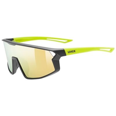 Sluneční brýle UVEX SKYRYSE JR. BLACK-YELLOW MATT/MIR.YELLOW