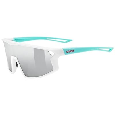 Sluneční brýle UVEX SKYRYSE JR. WHITE-GREEN/MIR.SILVER