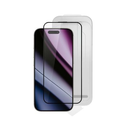 Epico Hero Glass 3D Ultra-široké krytí s aplikátorem proti prachu 2ks pro iPhone 16 Pro Max