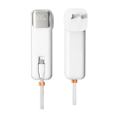 Epico Travel UltraPack 2in1 5000mAh Power Bank and Wall Charger ET30 - bílá