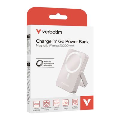 Verbatim Charge n Go, 10 000mAh růžová