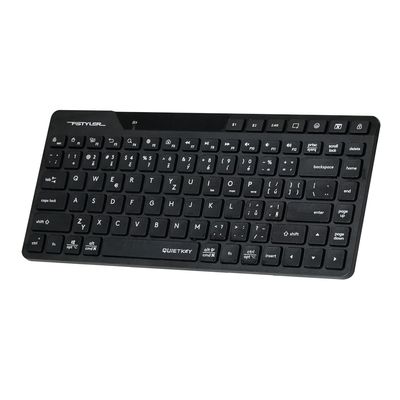 A4tech FStyler FBK26C AS, bezdrátová Dual mode Bluetooth+2,4G klávesnice, CZ, černá