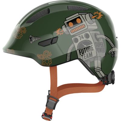 Abus Smiley 3.0 green robo vel.M (50-55) / dětská helma