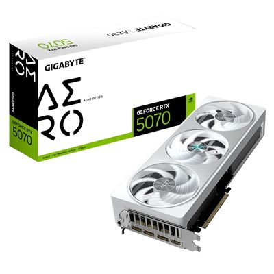 GIGABYTE GeForce RTX 5070 AERO OC 12G