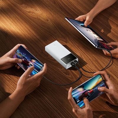 Powerbanka Baseus Star-Lord 30000mAh, 30W bílá