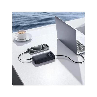 Powerbanka Baseus Free2Pull 20000mAh, 65W, s kabelem USB-C černá