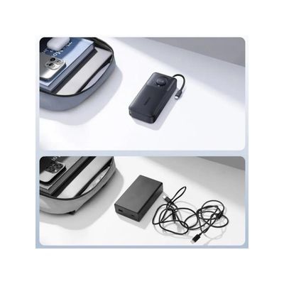 Powerbanka Baseus Free2Pull 20000mAh, 65W, s kabelem USB-C černá