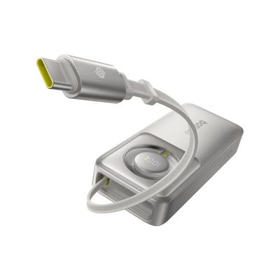 Powerbanka Baseus OS Free2Pull 10000mAh, 30W, s kabelem USB-C šedá