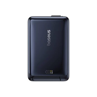 Powerbanka Baseus Nomos Qi2 10000mAh, 45W, s kabelem USB-C černá