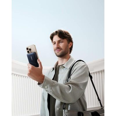 Powerbanka Baseus Nomos Qi2 10000mAh, 45W, s kabelem USB-C černá