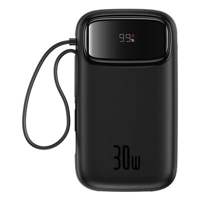 Powerbanka Baseus Qpow2 20000mAh, 30W, s kabelem USB-C černá
