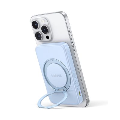 Bezdrátová powerbanka Baseus PicoGo Qi2 5000mAh, 20W modrá