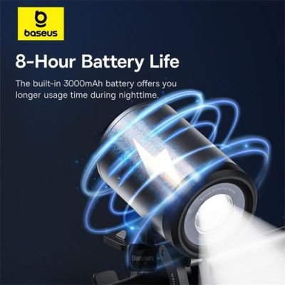 Magnetický držák na kolo Baseus PrimeTrip 2v1 s LED světlem