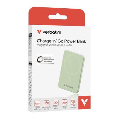 Verbatim Charge n Go Essentials, 5000mAh zelená