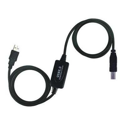 PremiumCord USB 2.0 repeater a propojovací kabel A/M-B/M 15m