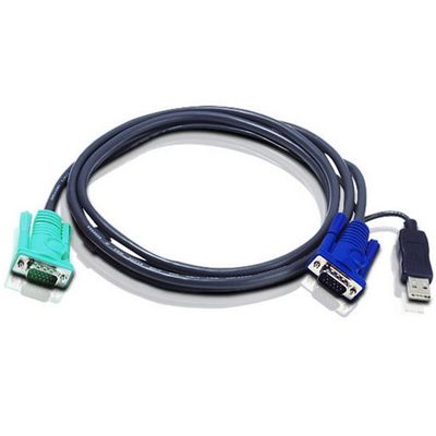ATEN integrovaný kabel 2L-5202U pro KVM USB 1.8 M