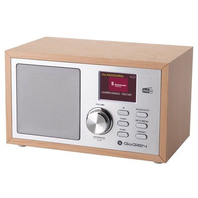 GoGEN DAB 620 BTCS, hnědý/stříbrný