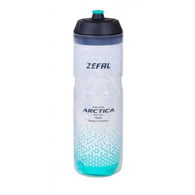 Zefal lahev Arctica 75 new stříbrná-caribean green
