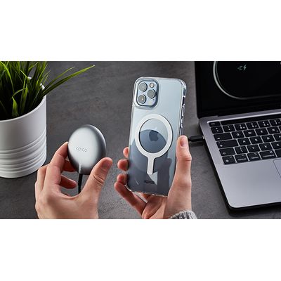 Epico bezdrátová nabíječka s podporou uchycení MagSafe - vesmírně šedá - rozbalené / použité
