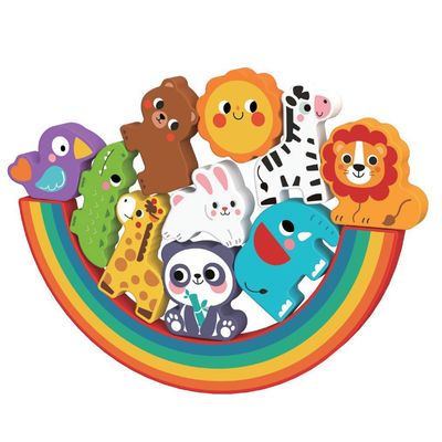 2Kids Toys Balanční puzzle se zvířátky 2 v 1