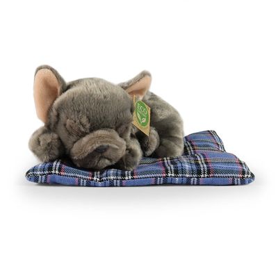 Rappa Plyšový pes francouzský buldoček ležící 23 cm ECO-FRIENDLY