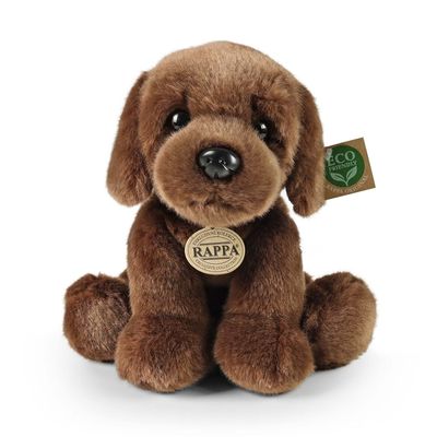 Rappa Plyšový pes labrador sedící 26 cm ECO-FRIENDLY