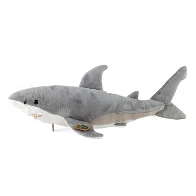 Rappa Plyšový žralok bílý 51 cm ECO-FRIENDLY