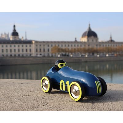 Vilac Dřevěné auto Old Sport Compet tmavě modré