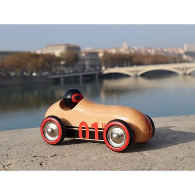 Vilac Dřevěné auto Old Sport Compet přírodní