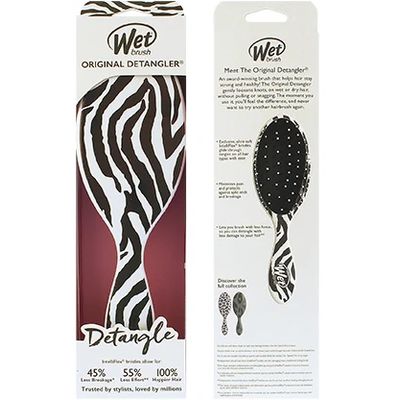 Wet Brush Original Detangler Safari kartáč na vlasy Zebra