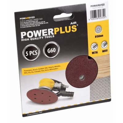 Powerplus POWAIR0122 - 5x brusný disk prům.150 G60