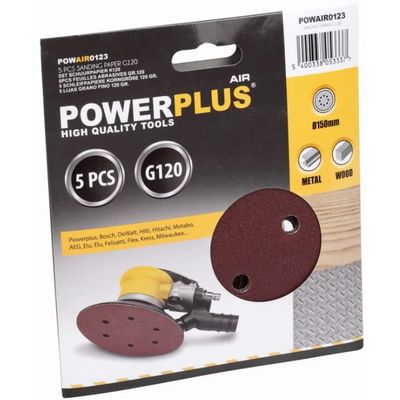 Powerplus POWAIR0123 - 5x brusný disk prům.150 G120