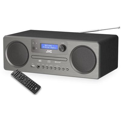 JVC RD-E861B-DAB, černý/šedý